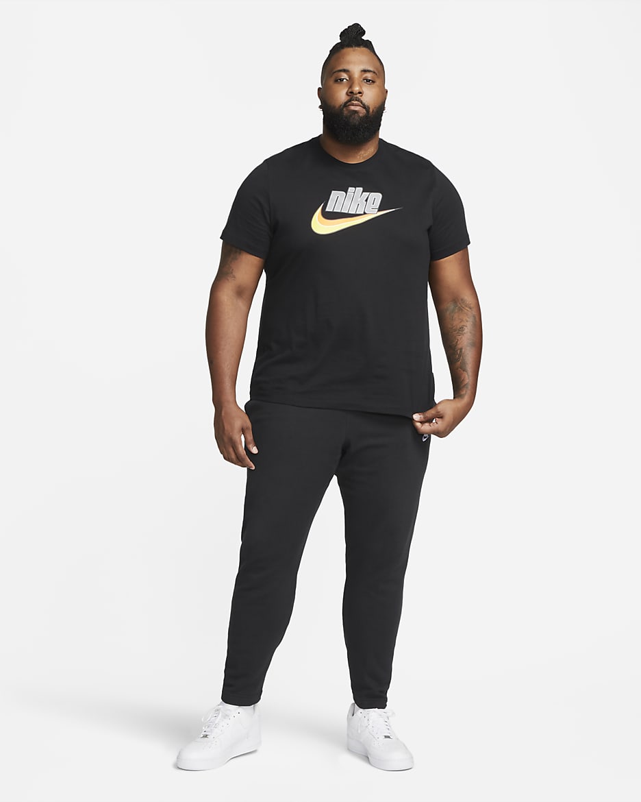 Nike club fleece pants black online